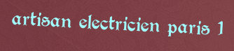 Artisan electricien Paris 1