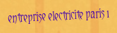 Entreprise electricite Paris 1